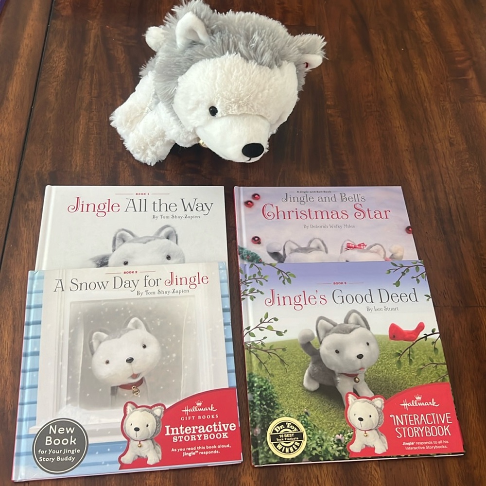 Hallmark Jingle and 4 Books